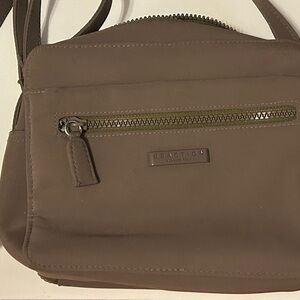 Kenneth Cole Reaction Black PVC Crossbody Shoulder Bag